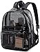 BTOOP Clear Mini Backpack Stadium Events 12x12x6 Small Transparent Backpacks Plastic See Through Bag for Work Festival Security Travel