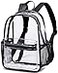 BTOOP Clear Mini Backpack for Stadium Events 12x12x6 Small Transparent Backpacks Plastic See Through Clear Bag for Concerts Work Festival Security Travel
