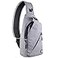 Peak Gear Travel Sling Bag Compact Crossbody Bag Lighter and Smaller than a Backpack Lifetime Lost Found ID Tag Gray