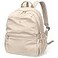 GOLF SUPAGS 13L Mini Backpack Lightweight Nylon Daypack for Women Small City Pack Versatile Ladies Backpack for Shopping Travel Light Apricot
