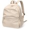 GOLF SUPAGS 13L Mini Backpack Lightweight Nylon Daypack for Women Small City Pack Versatile Ladies Backpack for Shopping Travel Light Apricot