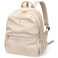 GOLF SUPAGS 13L Mini Backpack Lightweight Nylon Daypack for Women Small City Pack Versatile Ladies Backpack for Shopping Travel Light Apricot
