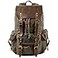 WUDON Leather Backpack for Men Waxed Canvas Shoulder Rucksack CarryOn Travel Backpack GreyOversize Oversize