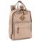 MADISONDAKOTA MADISON DAKOTA Canvas Mini Backpack for Everyday Day Pack Rucksack in Solid Color Blocks Almond