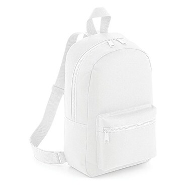 BagBase Mini Essential Knapsack Bag One Size White