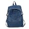 TYHOTULY Classic Retro Denim Backpack Y2K Aesthetic Shoulder Bag Lightweight Daypack Casual Jeans Backpack for College Blue