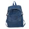 TYHOTULY Classic Retro Denim Backpack Y2K Aesthetic Shoulder Bag Lightweight Daypack Casual Jeans Backpack for College Blue