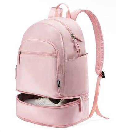 Uselike Gym Backpack for Women Men Lightweight Gym Bag with Shoe Compartment Waterproof Workout Backpack with Wet Pocket