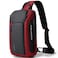 BANGE Waterproof Mens Chest Bag Shoulder bags Crossbody Sling Backpack 7566Red