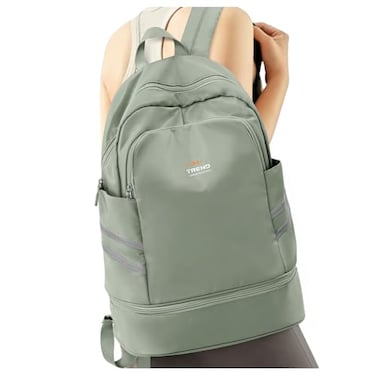 SYCNB Gym Backpack for Women with Shoes Compartment Wet Pocket Large Travel Backpack Sports Backpack Gym BagGreen
