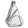 HULISEN Clear Sling Bag Clear Bag Stadium Approved Transparent Shoulder Crossbody Backpack Chest Casual Daypack