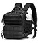 FLWVOG 9L Mini Backpack for Men and Women Small Backpack for Gym Hiking Travel Sports Running Black