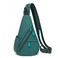 KL928 Nylon Sling Bag Small Crossbody Backpack Shoulder Casual Daypack Multipurpose Rucksack for Men WomenAtrovirens