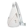 KL928 Nylon Sling Bag Small Crossbody Backpack Shoulder Casual Daypack Multipurpose Rucksack for Men WomenLight Grey