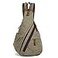 KL928 Canvas Sling Bag Small Crossbody Backpack Shoulder Casual Daypack Rucksack for Men WomenLarge VersionOlive Green
