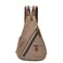 KL928 Canvas Sling Bag Small Crossbody Backpack Shoulder Casual Daypack Rucksack for Men WomenLarge VersionBrown
