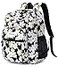 abshoo Classical Basic Womens Floral Backpack For College Water Resistant Bookbag Floral Black