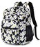 abshoo Classical Basic Womens Floral Backpack For College Water Resistant Bookbag Floral Black