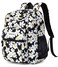 abshoo Classical Basic Womens Floral Backpack For College Water Resistant Bookbag Floral Black