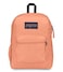 JanSport Cross Town Backpack 17 x 125 x 6 Simple Bag for Everyone with 1 Main Compartment Front Utility Pocket Premium Class Accessories Peach Neon