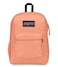 JanSport Cross Town Backpack 17 x 125 x 6 Simple Bag for Everyone with 1 Main Compartment Front Utility Pocket Premium Class Accessories Peach Neon