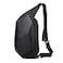 BANGE Sling Bag Waterproof Safe Protect Shell Crossbady Bag Backpack Biking Hiking Travel Shoulder Bag Black Large