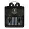 HEYIYI Gothic Backpack Black Faux Leather