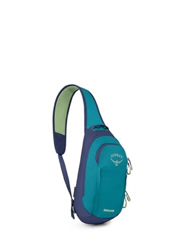 Osprey Daylite Shoulder Sling Bag Compact Crossbody Sling Backpack for Everyday Carry Festivals and Travel Lightweight Comfortable Fit for HandsFree Convenience Blue SpikemossAlkaline