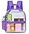 USPECLARE Clear Backpack for Stadium Approved 12612 Water proof Clear Bag for Stadium Events and Concert Work Sport Event