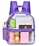 USPECLARE Clear Backpack for Stadium Approved 12612 Water proof Clear Bag for Stadium Events and Concert Work Sport Event