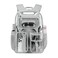 Cusangel Heavy Duty Clear Backpack Clear BookBagStadium backpack 16 x11 x5inch TPU Large Capacity See Through Backpack for Sport EventsTravel Grey