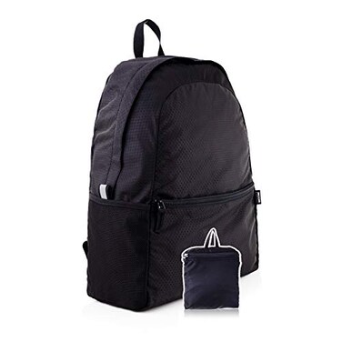 Peak Gear Foldable Backpack Compact Packable Day Pack Includes Lifetime Lost Found ID