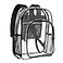 HEEYA Clear Backpack Heavy Duty Transparent Backpack for Security Sports Work Travel Stadium