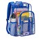 Vorspack Clear Backpack Heavy Duty PVC Transparent Backpack with Reinforced Strap for College Workplace Blue