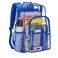 Vorspack Clear Backpack Heavy Duty PVC Transparent Backpack with Reinforced Strap for College Workplace Blue