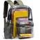 Vorspack Clear Backpack Heavy Duty PVC Transparent Backpack with Reinforced Strap for Work Green