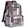 Vorspack Clear Backpack Heavy Duty PVC Transparent Backpack with Reinforced Strap Large Capacity for College Workplace Security Coffee