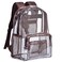 Vorspack Clear Backpack Heavy Duty PVC Transparent Backpack with Reinforced Strap Large Capacity for College Workplace Security Coffee