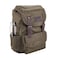 TOPWOLFS Waterproof Waxed Canvas Backpack for Men Travel Rucksack Leather Trimming Green OneSize