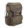 TOPWOLFS Waterproof Waxed Canvas Backpack for Men Travel Rucksack Leather Trimming Green OneSize