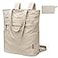 GOLF SUPAGS Foldaway Convertible Tote Backpack Lightweight Nylon Daypack for Women Men City Pack Versatile Backpack for Leisure Travel Apricot