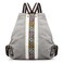 Goodhan Women Canvas Backpack Daypack Casual Shoulder Bag Vintage Heavyduty Antitheft Travel Backpack Light Grey