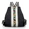Goodhan Women Canvas Backpack Daypack Casual Shoulder Bag Vintage Heavyduty Antitheft Travel Backpack Grey Black 2