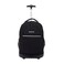 Travelers Club 18 Rolling Backpack with Shoulder Straps Black