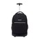 Travelers Club 18 Rolling Backpack with Shoulder Straps Black