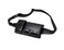 Bestsent Mens Leather Sling BagChest Shoulder Backpack Water waterproof Crossbody BagBlack Medium