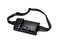 Bestsent Mens Leather Sling BagChest Shoulder Backpack Water waterproof Crossbody BagBlack Medium