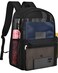 Paxiland Mesh Backpack Lightweight See Through College Student Backpack for Commuting Swimming Travel Beach Outdoor Sports Black
