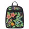 Anna by Anuschka Womens Leather Medium Backpack Birds in ParadiseBlack