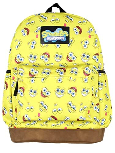 INTIMO Nickelodeon SpongeBob SquarePants Face Expressions All Over Print Backpack 16